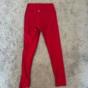 Lululemon leggings 7/8 length red size xs